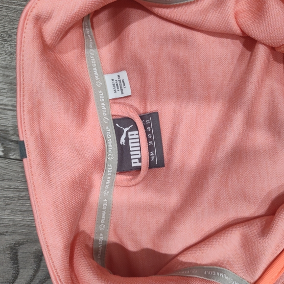 Puma Pink Full-Zip Women's Athletic Jacket - Picture 3 of 4
